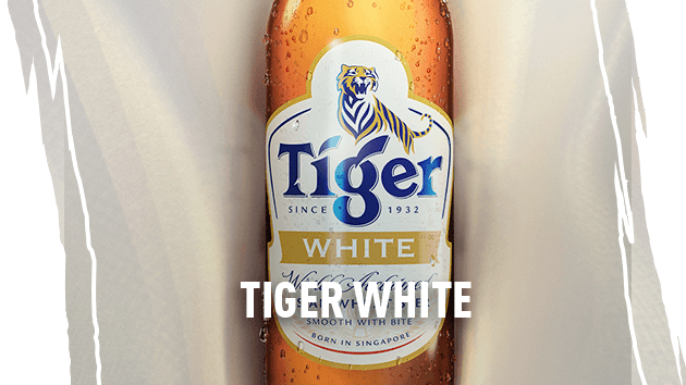 Tiger White With Text